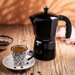 Aparat pentru cafea, espressor, aluminiu, 12 cesti 600 ml, negru/auriu, kKnghoff