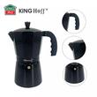 Aparat pentru cafea, espressor, aluminiu, 12 cesti 600 ml, negru/auriu, kKnghoff