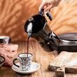 Aparat pentru cafea, espressor, aluminiu, 12 cesti 600 ml, negru/auriu, kKnghoff