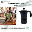 Aparat pentru cafea, espressor, aluminiu, 12 cesti 600 ml, negru/auriu, kKnghoff