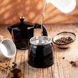Aparat pentru cafea, espressor, aluminiu, 12 cesti 600 ml, negru/auriu, kKnghoff