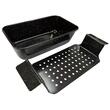 Forma, tava pentru copt neagra, cu insertie pentru scoatere, 24 x 13.5 x 7 cm, Kinghoff