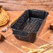 Forma, tava pentru copt neagra, cu insertie pentru scoatere, 24 x 13.5 x 7 cm, Kinghoff