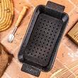 Forma, tava pentru copt neagra, cu insertie pentru scoatere, 24 x 13.5 x 7 cm, Kinghoff