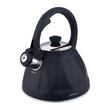 Fierbator traditional, ceainic cu fluier, capacitate 2 litri, negru mat, otel inoxidabil, Kinghoff