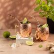 Set de pahare, Moscow Mule, 2×500 ml, 2 paie, Kinghoff