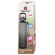 Sticla pentru apa din plastic, 1 litru, neagra, Kinghoff