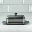 Untiera din inox, cu capac, 19x12,5x1cm, cutie pentru unt, Kinghoff