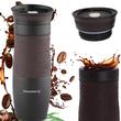 Termos din inox, capacitate 500ml, negru, Klausberg