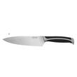 Cutit de bucatar cu maner negru, inox, 20cm, Kinghoff