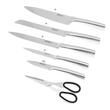 Set de cutite, foarfeca si suport din lemn, 7 piese, Kinghoff