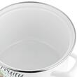 Oala emailata, din otel carbon, alba, 22cm-4.8L, Florina