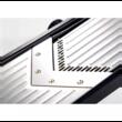 Feliator manual pentru legume tip mandolina, recipient inclus, 32 x 11.5 x 13 cm, negru transparent, Kinghoff