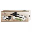Feliator manual pentru legume tip mandolina, recipient inclus, 32 x 11.5 x 13 cm, negru transparent, Kinghoff