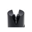 Dispozitiv manual pentru ascutit cutite cu unghi reglabil in 6 trepte 14°-24° si ventuza, 6.2 x 8.6 cm, negru, Kinghoff 