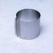 Forma reglabila rotunda pentru tort, inox satinat, diametru 16-30 cm, inaltime 15 cm, argintie, Kinghoff 