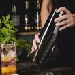 Set shaker, 2 recipiente pentru bauturi si cocktailuri,  inox, capacitate 600 ml 700 ml, grafit, Klausberg