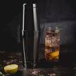 Set shaker, 2 recipiente pentru bauturi si cocktailuri,  inox, capacitate 600 ml 700 ml, grafit, Klausberg