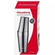 Set shaker, 2 recipiente pentru bauturi si cocktailuri,  inox, capacitate 600 ml 700 ml, grafit, Klausberg