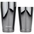 Set shaker, 2 recipiente pentru bauturi si cocktailuri,  inox, capacitate 600 ml 700 ml, grafit, Klausberg