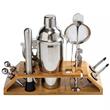 Set barman pentru bauturi, cocktailuri, shaker, 13 piese, argintiu, Klausberg