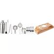 Set barman pentru bauturi, cocktailuri, shaker, 13 piese, argintiu, Klausberg