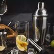 Set barman pentru bauturi, cocktailuri, shaker, 13 piese, argintiu, Klausberg
