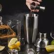 Set barman pentru bauturi, cocktailuri, shaker, 13 piese, argintiu, Klausberg