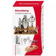 Set barman pentru bauturi, cocktailuri, shaker, 13 piese, argintiu, Klausberg