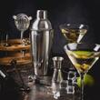 Set barman pentru bauturi, cocktailuri, shaker, 12 elemente, argintiu, Klausberg
