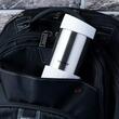 Cana termica, termos din inox, alb, capacitate 420 ml, Klausberg