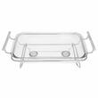 Vas termorezistent, capac inox, cu incalzitor pentru mancare, chafing dish cu lumanare, 3L, Kinghoff