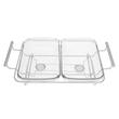 Set 2 vase termoizolante, cu capac din inox, pentru servire mancare bufet, chafing dish cu lumanare, 1.5L, Kinghoff