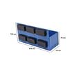 Suport, recipient magnetic metalic dreptunghiular pentru depozitarea pieselor si sculelor, 210 x 75 x 70 mm, Asta