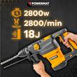Ciocan rotopercutor, masina gaurit percutie, SDS MAX 18J 2800 W, Powermat