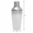 Shaker pentru barman, argintiu 550 ml, inox, Kinghoff
