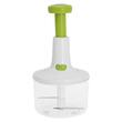 Tocator pentru legume, cu lamele din inox si sistem de centrifuga, 15x23cm, Kinghoff