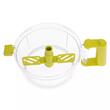 Tocator manual multifunctional pentru legume, fructe si carne, cu mixer si accesorii, capacitate bol 870 ml, Kinghoff