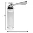 Aparat pentru ornat tort, biscuiti si prajituri, din inox, 20 discuri + 4 duze de ornat, 25 piese, Kinghoff