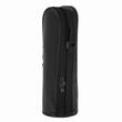 Termos din inox argintiu cu pereti dubli, capacitate 350 ml, husa de protectie neagra, Kinghoff