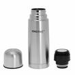Termos din inox argintiu cu pereti dubli, capacitate 350 ml, husa de protectie neagra, Kinghoff
