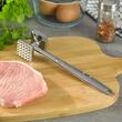 Ciocan pentru fragezire si batut carne, din inox, 2 capete de batere, 24 cm x 5 cm x 4,5 cm, 400 g, argintiu, Kinghoff