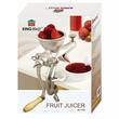 Storcator manual din fonta pentru fructe si legume, 25 x 10 x 20 cm, argintiu, Kinghoff