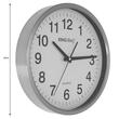 Ceas de perete modern si elegant, din inox, 30cm, Kinghoff