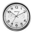 Ceas de perete modern si elegant, din inox, 30cm, Kinghoff