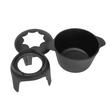 Set fondue, pentru branzeturi, ciocolata, cu 6 furculite, din fonta, Kinghoff