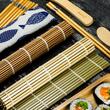 Set pentru preparat sushi, din bambus, 11 elemente, Kinghoff