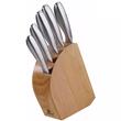 Set 5 cutite din inox, cu suport din lemn ,Kinghoff