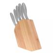 Set 5 cutite din inox, cu suport din lemn ,Kinghoff