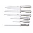 Set de cutite, cu suport din lemn si ascutitor, 7 piese, Kinghoff